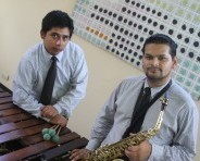 Percusax está conformado por el percusionista Josué Jiménez Camacho y el saxofonista Oscar Valverde Barahona